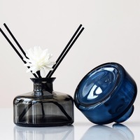 Flacon diffuseur de parfum en verre vide 100ml 150ml 250ml, ambré, noir, transparent, avec boîte