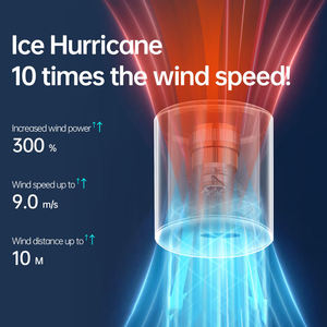 Ventilateur portatif réglable haute vitesse avec affichage numérique, mini ventilateur - Product Image 2