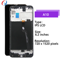 Ensemble écran tactile pour Galaxy A10 avec cadre, écran pour Samsung Galaxy A10, écrans LCD pour téléphone mobile Samsung A10, écran pour Samsung A10