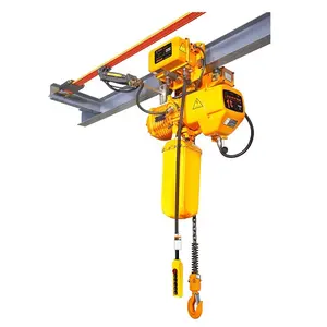 1T 2 T 3T Hooked Type Manual Push/Self Lifting Low Headroom Electric Chain Hoist