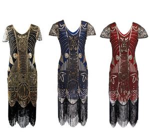BestDance 1920 vtg Gatsby <span class=keywords><strong>Charleston</strong></span> Clapet Franges Glands Paillettes <span class=keywords><strong>Robe</strong></span> de Fête <span class=keywords><strong>Robe</strong></span> de Costume - Product Image 1