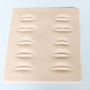 3D Soft <b>Silicone</b> Microblading Lip Practice Skin Training <b>Tool</b> for Permanent Makeup Beginners - Product Image 2