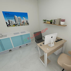 Set di Mobili Moderni Regolabili e Pieghevoli in Acciaio Inossidabile per Clinica Dentale, Include Poltrona Odontoiatrica, Tavolo per Trattamenti e Armadietto - Product Image 5