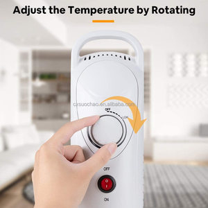 Mini dầu đầy tản nhiệt nóng điện không gian di động nóng với xử lý để di chuyển dễ dàng 500W/650W/800W/1000W - Product Image 3