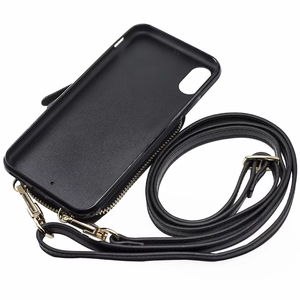 Nouvelle mode, étui de téléphone en cuir véritable, porte-cartes, sangle bandoulière pour / <span class=keywords><strong>X</strong></span>/XS - Design de luxe, fabricant Aarons - Product Image 5
