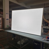 Cadre mural pour affiches 24 x 36, taille personnalisée, cadre LED 27x40 pour affiches de films, cadre à clipser, boîte à lumière, panneaux de menu, publicité
