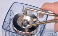 Pièces de rechange pour mélangeur de couteaux, en acier inoxydable durcissant, six lames à dents en acier inoxydable durcissant, pour mélange et découpe, ensemble complet