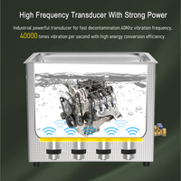Nettoyeurs à ultrasons portables 1L 30L 600W 900W pour lunettes et bijoux, machine de nettoyage à ultrasons 40KHZ, bain de lavage ultrasonique