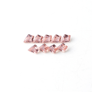 Morgan de alta qualidade com pedras preciosas facetadas para joalheria, anel Morgan rosa solto por atacado - Product Image 3