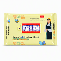 Emballage personnalisé pour lingettes humides avec logo, sachet aseptique thermoscellable à soufflet latéral pour lingettes pour bébés, couches, tampons, multipack
