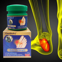 Baume à la Goutte, Crème Analgésique à Base de Plantes pour les Articulations et les Os, Pommade pour les Douleurs au Cou, Plâtres Relaxants Musculaires