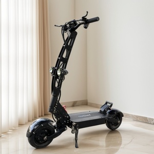 Trottinette électrique urbaine pour trajets longue distance 60-120 km, suspension à ressorts, démarrage NFC, 60V 6000W, double moteur, roues de 11 pouces, trottinette électrique pour adultes - Product Image 1