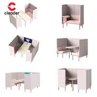 Ensemble de canapés de bureau modernes avec accoudoirs et pieds en acier inoxydable pour hôtels, écoles, espaces publics, canapé de bureau en arc, canapé de bureau professionnel
