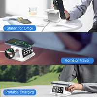 Chargeur de téléphone portable pliable sans fil 15W 3 en 1 Charge rapide sans fil pour appareil sans fil Samsung