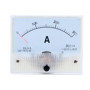 แอมมิเตอร์แบบอนาล็อก 69L9-A 300 5A สำหรับติดตั้งบนแผงควบคุม ระดับความแม่นยำ 1.5 เฟสเดียว - Product Image 1