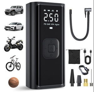 <strong>Best</strong> Selling 19mm Corded Tire Inflator Portable Electric <strong>Air</strong> <strong>Pump</strong> for Cars Digital 150psi <strong>Air</strong> Pressure ABS Car Tire Inflator - Product Image 1