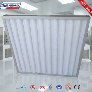 Nouveau <span class=keywords><strong>filtre</strong></span> à air plissé lavable G4, panneau pré-<span class=keywords><strong>filtre</strong></span> certifié ISO9001, cadre en aluminium pour système HVAC AHU, norme industrielle - Product Image 1