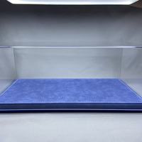 YUELI Caja de exhibición de acrílico de alta transparencia personalizada para modelos de coches, con guías de tarjetas de submontaje ensambladas y superficie pulida transpirable