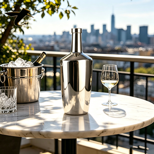 Bouteilles <span class=keywords><strong>de</strong></span> <span class=keywords><strong>whisky</strong></span> électro-plaquées, bouteilles en verre transparent avec bouchon à vis pour l'emballage du <span class=keywords><strong>whisky</strong></span>, volume 700 ml 1000 ml - Product Image 1