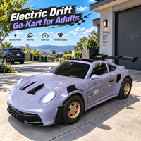 Kart électrique 72V pour adultes avec batterie lithium 50Ah pour les sites de karting, disponible avec personnalisation OEM