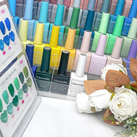 Kit de Vernis à Ongles Gel UV 15ml Personnalisé avec Logo, Fournitures de Vernis Gel UV Rose Couverture Gelée