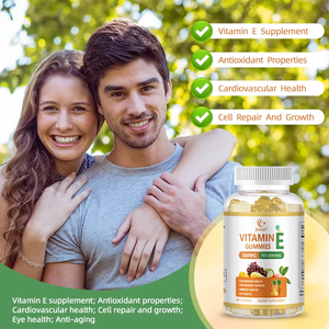 Gomitas de Vitamina E de Marca Privada OEM, 350 mg, Suplemento Dietético, 60 Unidades, para Apoyo Inmunológico y Antioxidante - Product Image 3