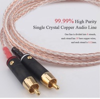 Câble de haut-parleur RASANTEK HIFI en cuivre pur, certifié CE, connecteur EU/US, OEM ODM, câble d'extension secteur pour amplificateur audiophile