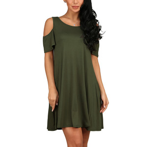 Vestido de Verano Casual para Mujer, Ecológico, Ajustado, de Lana, con Tirantes Finos y Escote con Volantes, de Una Pieza - Product Image 6
