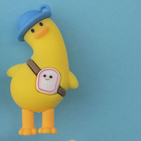 Aimant de réfrigérateur Canard 3D personnalisable Design Art Déco Petit autocollant d'artisanat en résine Décoration spécifique à l'usine pour les cadeaux
