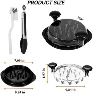 <b>BBQ</b> Shred Machine Better Than Bear Claws Meat Shredder for Pulled Pork Beef Chicken Multifunctional Masher Chicken Shredder - Product Image 2