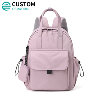 Sac à langer multifonctionnel Fuliya avec logo personnalisé, grande capacité, léger, sac de voyage pour maman avec compartiment isotherme pour biberons