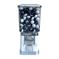 Distributeur automatique de bonbons à monnayeur pour enfants, jouets en métal et plastique en forme de capsule cylindrique