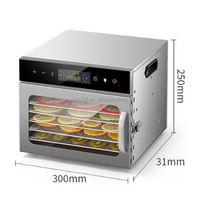 Nieuwste Fruit Dehydrator Groente Fruit Dehydrator Machine Commerciële Fruit Vlees Droger Dehydrator Machine Apparatuur