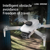 Drone GPS L106 avec double caméra, évitement d'obstacles laser 360°, moteur brushless, WiFi 5G FPV, quadricoptère RC pliable avec télécommande à écran LCD