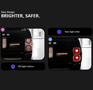 AURON Land Rover Range Rover 2002-2012 <b>LED</b> Retrofit Red <b>Plug</b> & Play 12V 36W 6000K 6000 Lumens Tail <b>Lights</b> 1 Year Warranty <b>Light</b> - Product Image 3