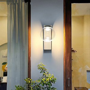 Solar Outdoor Wall <b>Lights</b> Pillar <b>Fence</b> Lamp for Villa Courtyard <b>Garden</b> Terrace Landscape Lighting - Product Image 5