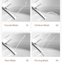 Foheel — toilettes intelligentes à induction et convertisseur automatique, bidet de toilette avec piège, chauffage instantané, œuf, nouveau design, 220v