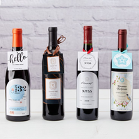 Bouteille de vin étiquette de cou bouteille de vin de luxe cave papier cou nom accrocher étiquette étiquette suspendue