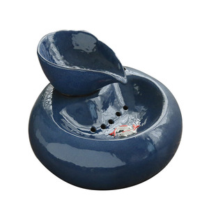Ceramic <b>Cat</b> Water Fountain Cup Drinker Automatic Circulating Dehua Pet Supplies - Product Image 4