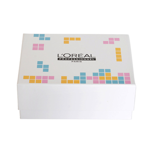 Custom small elegant lift-off lid shoulder neck lid and base boxes gift package 2 pieces rigid paper box