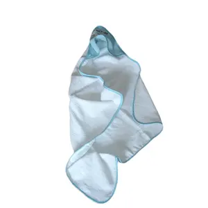 Подарочное полотенце-пончо для новорожденных с накидкой, 100% хлопок, мягкое детское банное полотенце с капюшоном и вышивкой на заказ