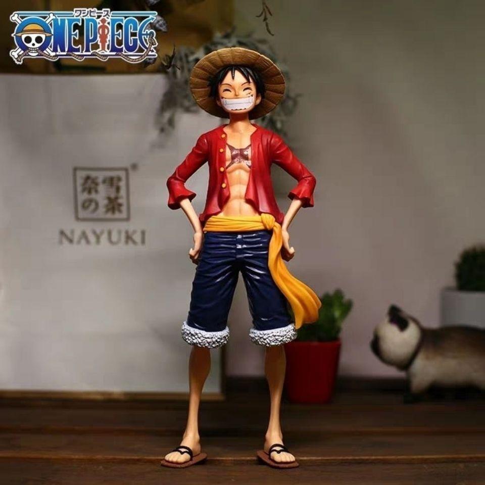 Sculpture souriante Luffy à 3 faces - Édition Premium