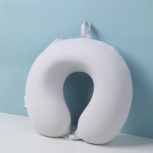 Cooling Ice Silk U-shaped <b>Pillow</b> Travel Portable Collapsible <b>Neck</b> <b>Pillow</b> Memory Foam Airplane <b>Pillow</b> Nap <b>Neck</b> <b>Pillow</b> Wholesale - Product Image 3