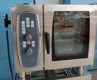 Horno Combinado Eléctrico de Acero Inoxidable Comercial para Cocina de Hotel