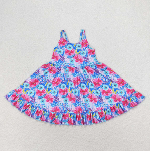 Vêtements pour enfants en gros RTS : Robe d'été à volants et nœuds pour bébés et jeunes filles - Product Image 3