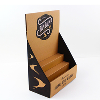 Support d'affichage de comptoir en papier kraft personnalisé pour emballages de petite et moyenne taille