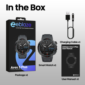 Reloj Inteligente Zeblaze <span class=keywords><strong>Ares</strong></span> 3 Plus con Pantalla AMOLED Ultra HD de 1.43'' 466*466, <span class=keywords><strong>Android</strong></span> IOS, Monitor de Oxígeno en Sangre, Seguimiento de Salud, Reloj Deportivo - Product Image 5