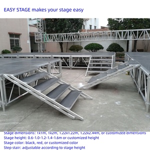 Nhà Máy Cung Cấp Lắp Ráp Giai Đoạn Nhôm Giai Đoạn Nền Tảng Acrylic Giai Đoạn Cho Tổ Chức Sự Kiện Đám Cưới - Product Image 4