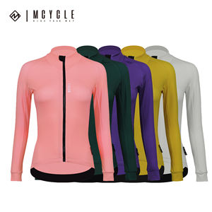 Mcycle vendita calda autunno e inverno Jersey <span class=keywords><strong>ciclismo</strong></span> donna Pro Team giacca di bici termica maniche lunghe <span class=keywords><strong>abbigliamento</strong></span> da bicicletta - Product Image 1