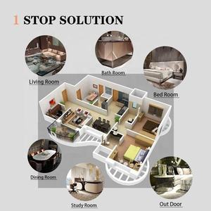 Meubles de chambre à coucher aux finitions personnalisables base en bois massif king size lit de luxe en bois - Product Image 5